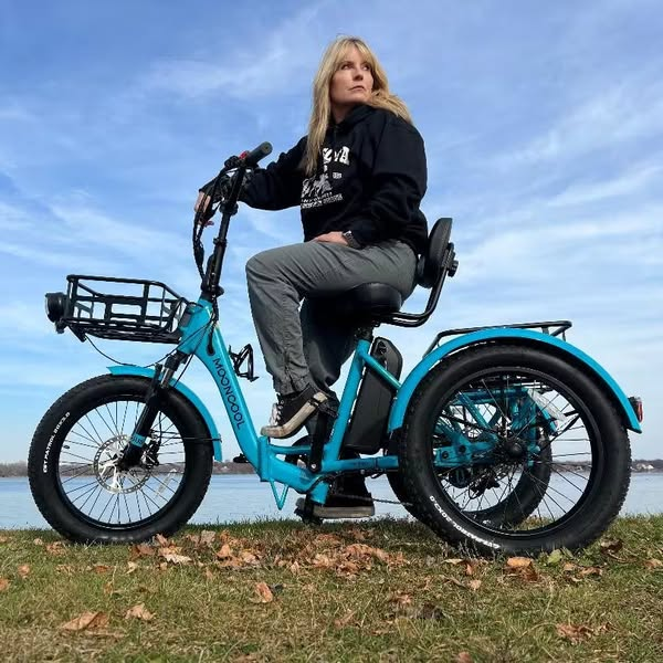 ✨⚡Clearance Sale🚲MOONCOOL 20" TK Pro Folding Electric |750W Motor Peak 1600W 6Speed Trike - 图片 2