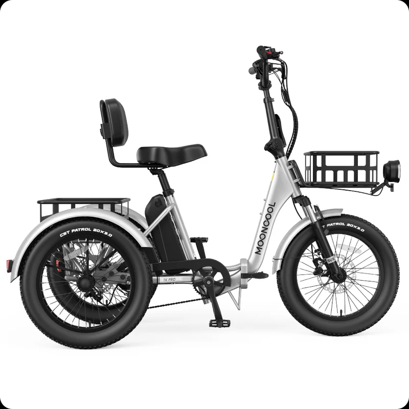 ✨⚡Clearance Sale🚲MOONCOOL 20" TK Pro Folding Electric |750W Motor Peak 1600W 6Speed Trike - 图片 8