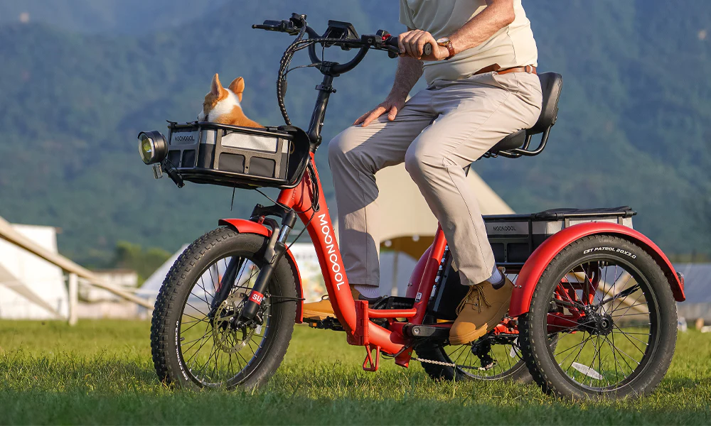 ✨⚡Clearance Sale🚲MOONCOOL 20" TK Pro Folding Electric |750W Motor Peak 1600W 6Speed Trike - 图片 6