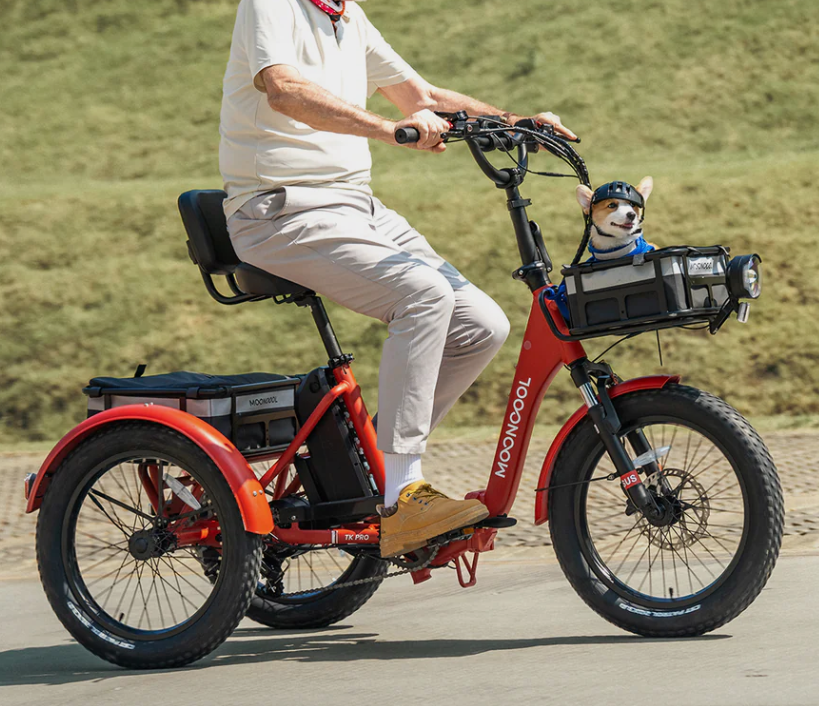 ✨⚡Clearance Sale🚲MOONCOOL 20" TK Pro Folding Electric |750W Motor Peak 1600W 6Speed Trike - 图片 14